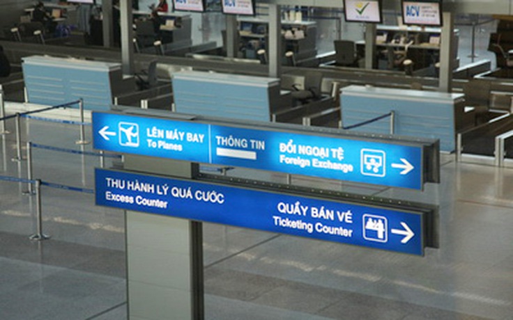 Lỗi chính tả ở sân bay Tân Sơn Nhất: Không có gì oan ức!